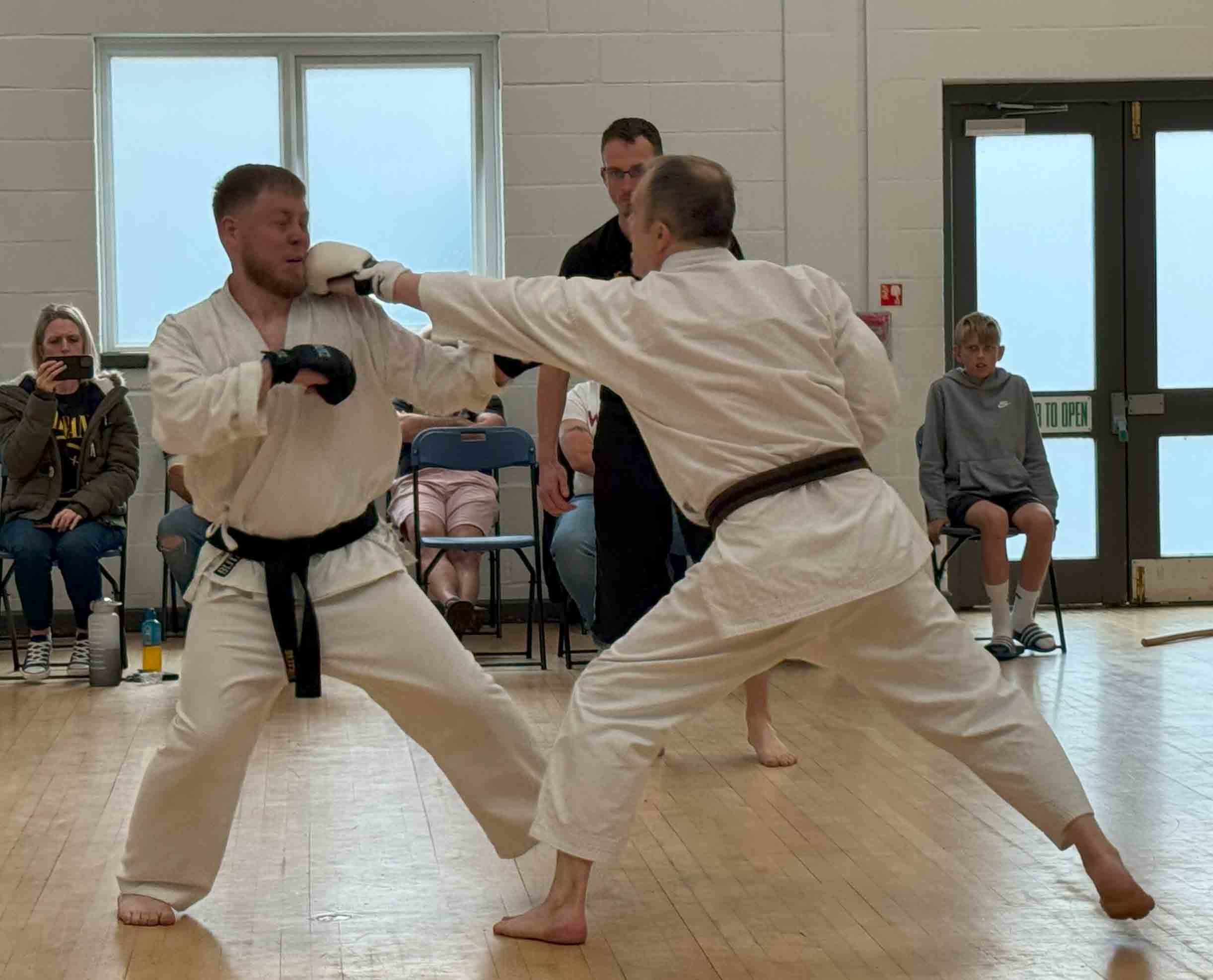 black belt kumite